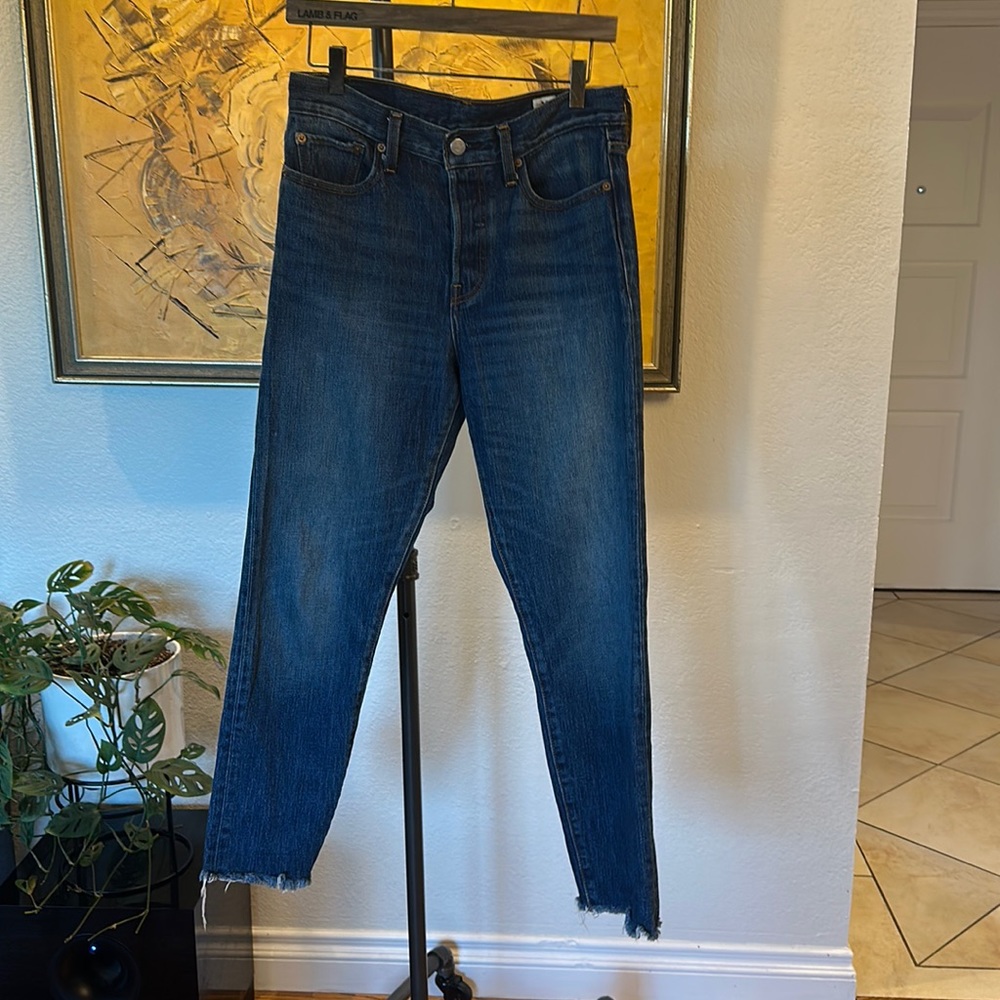 RARE Levi’s White Oak Cone Denim 501 Wedgie Fit